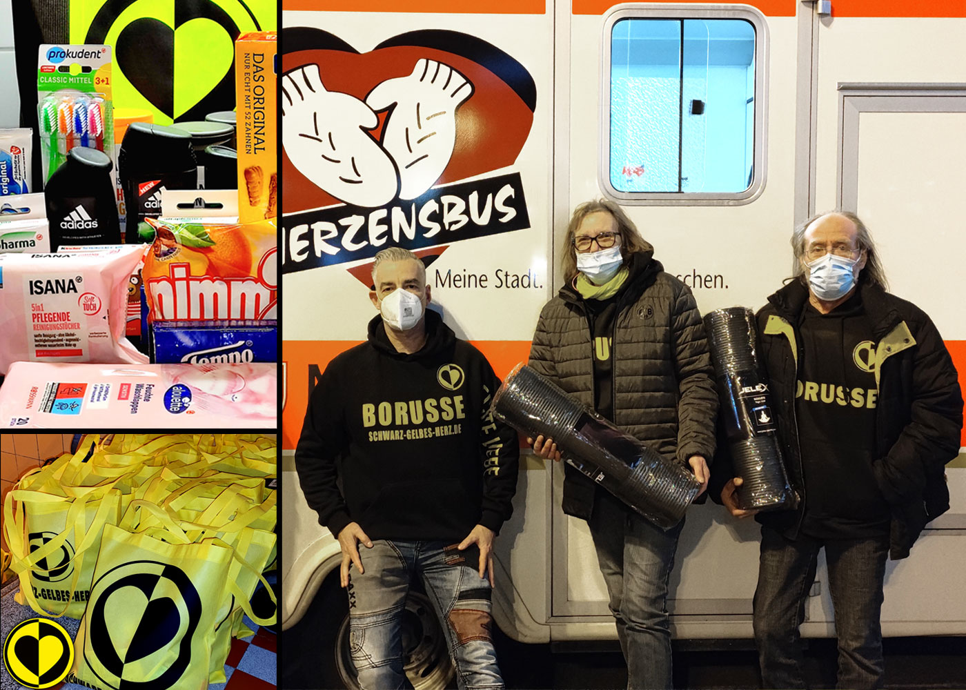 Spende für Obdachlose