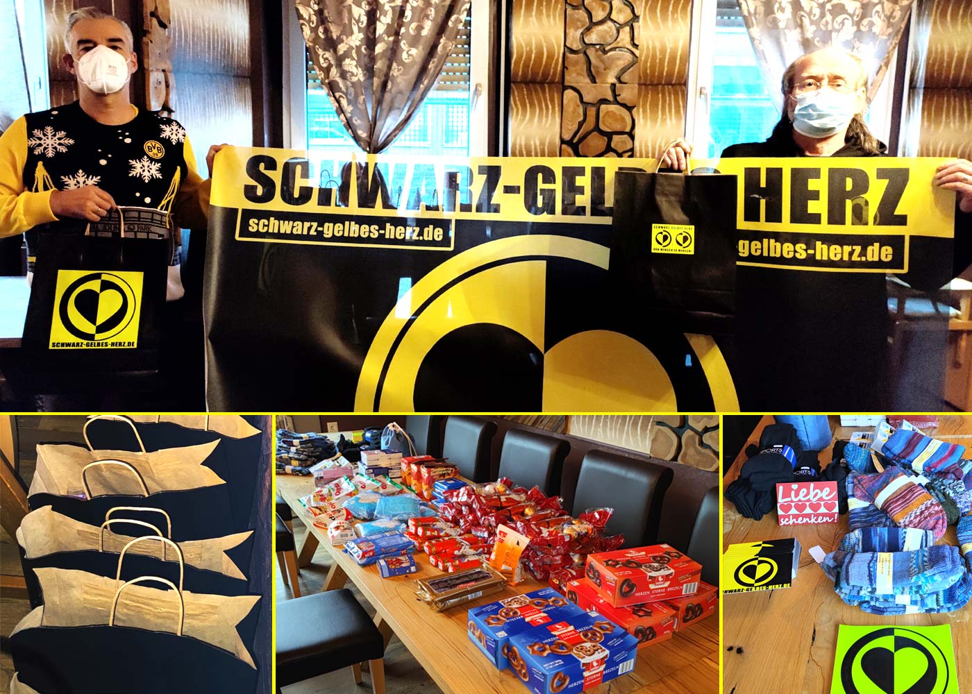 Spende für Obdachlose